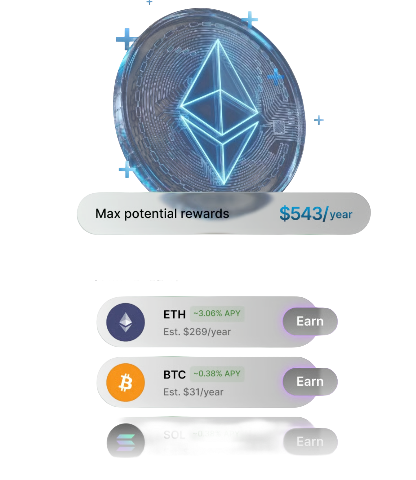 Ledger Wallet staking and rewards overview